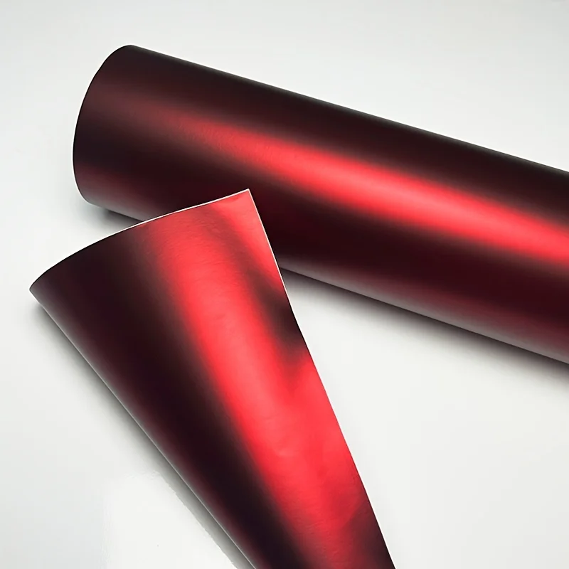 Premium Romanee Red Chrome Metallic Vinyl Wrap Film Self Adhesive Car Motorcycle Decoration Sticker Decal With Air Release
Premium Romanee Red Chrome Metallic Vinyl Wrap Film Self Adhesive Car Motorcycle Decoration Sticker Decal With Air Release