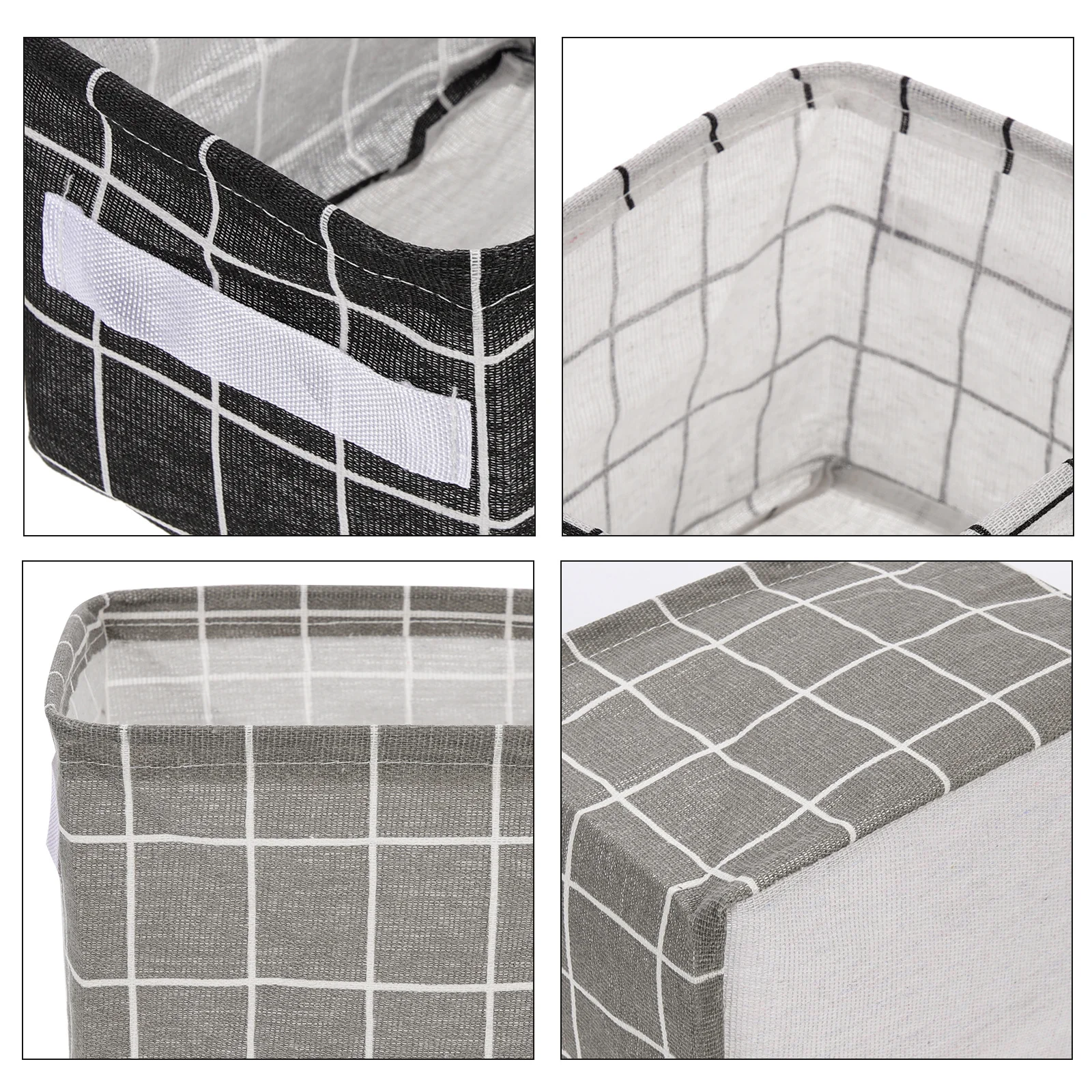 3Pcs Fabric Desktop Folding Storage Baskets Organizer Sundries Holder Office Cosmetics Stationery Home Storage 
3Pcs Fabric Desktop Folding Storage Baskets Organizer Sundries Holder Office Cosmetics Stationery Home Storage