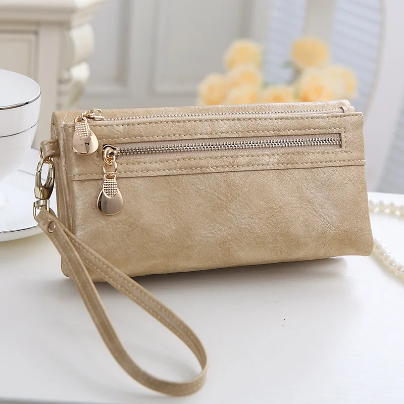 High Capacity Fashion Women Wallets Long PU Leather Wallet Female Double Zipper Clutch Coin Purse Ladies Carteras Para Mujer
High Capacity Fashion Women Wallets Long PU Leather Wallet Female Double Zipper Clutch Coin Purse Ladies Carteras Para Mujer