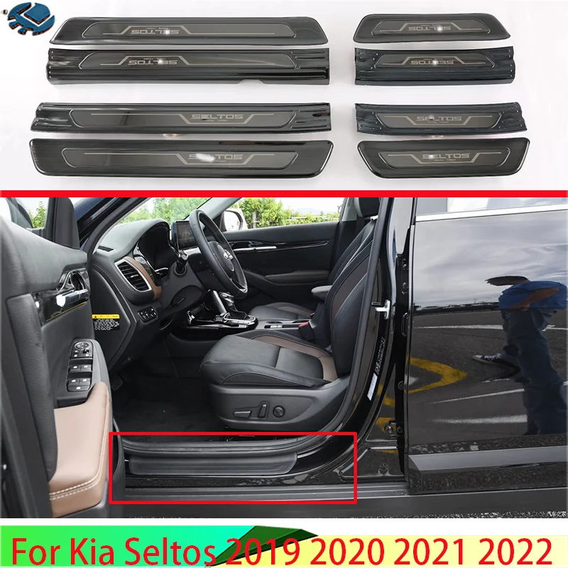 For Kia Seltos 2019 2020 2021 2022 Stainless Steel Inner Inside Outside Door Sill Panel Scuff Plate Kick Step Trim Cover
For Kia Seltos 2019 2020 2021 2022 Stainless Steel Inner Inside Outside Door Sill Panel Scuff Plate Kick Step Trim Cover