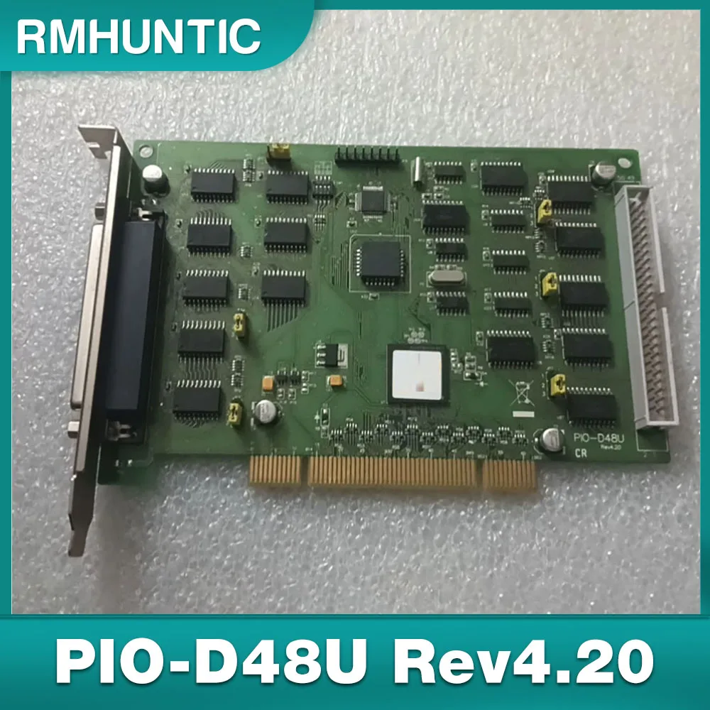 PIO-D48U Rev4.20 PCI 48 channel digital input/output data acquisition card
PIO-D48U Rev4.20 PCI 48 channel digital input/output data acquisition card