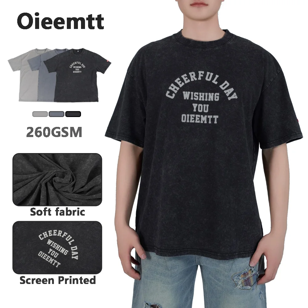 100% Cotton Heavyweight Streetwear Letter Screen Printed Graphics Summer Tee Men Casual Vintage Top Short Sleeve Unisex T-shirt
100% Cotton Heavyweight Streetwear Letter Screen Printed Graphics Summer Tee Men Casual Vintage Top Short Sleeve Unisex T-shirt