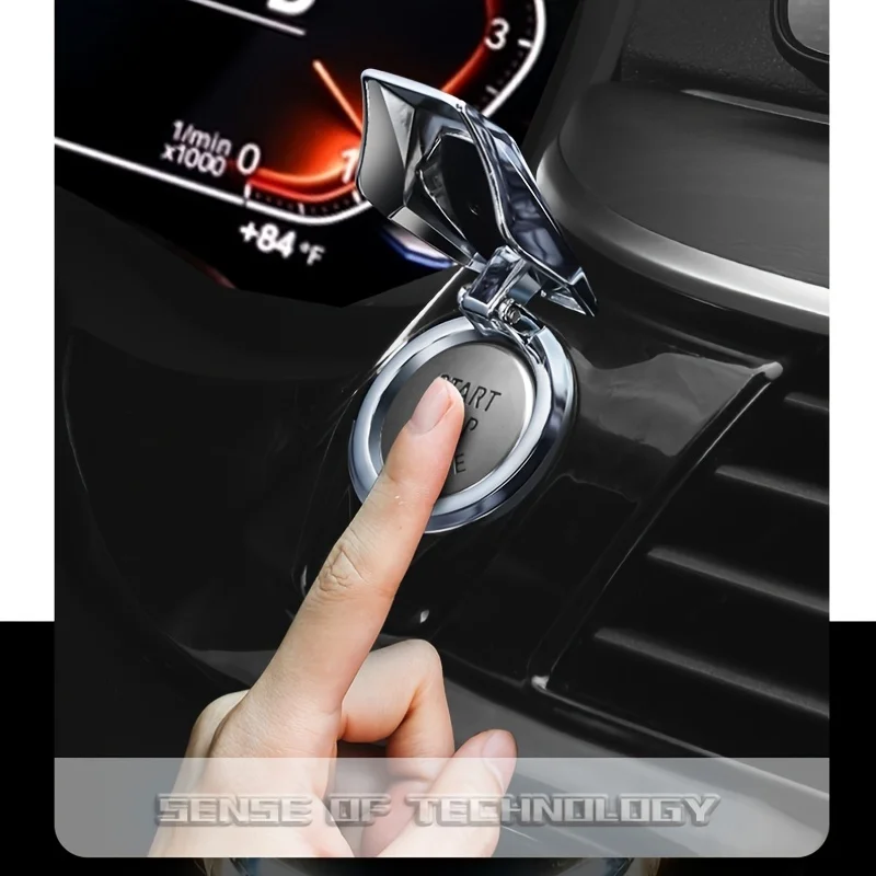 No Disassembly Adhesive Ignition Cover, Sport Start Stop Trim Fit Most Car Models
No Disassembly Adhesive Ignition Cover, Sport Start Stop Trim Fit Most Car Models