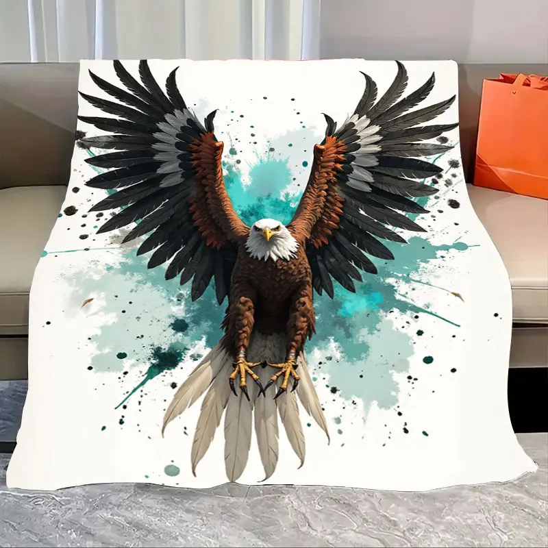 1 шт. фланелевое одеяло с крыльями орла, флисовое одеяло-современный художественный дизайн для уютного декора гостиной 
1 шт. фланелевое одеяло с крыльями орла, флисовое одеяло-современный художественный дизайн для уютного декора гостиной