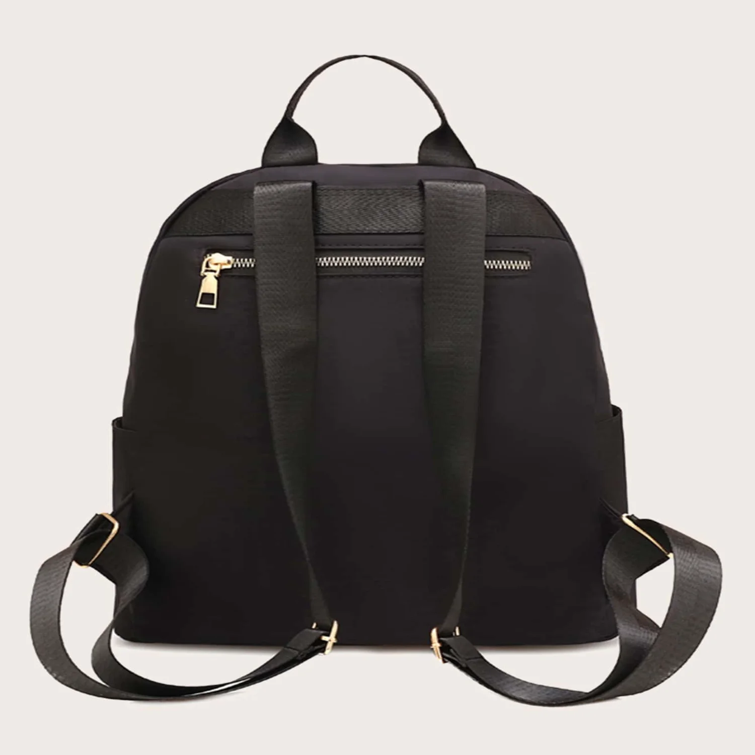 Versatile Solid Color Backpack, Large Capacity Multi Compartment Business Casual Rucksack, Nylon Waterproof Lightweight Preppy C
Versatile Solid Color Backpack, Large Capacity Multi Compartment Business Casual Rucksack, Nylon Waterproof Lightweight Preppy C
