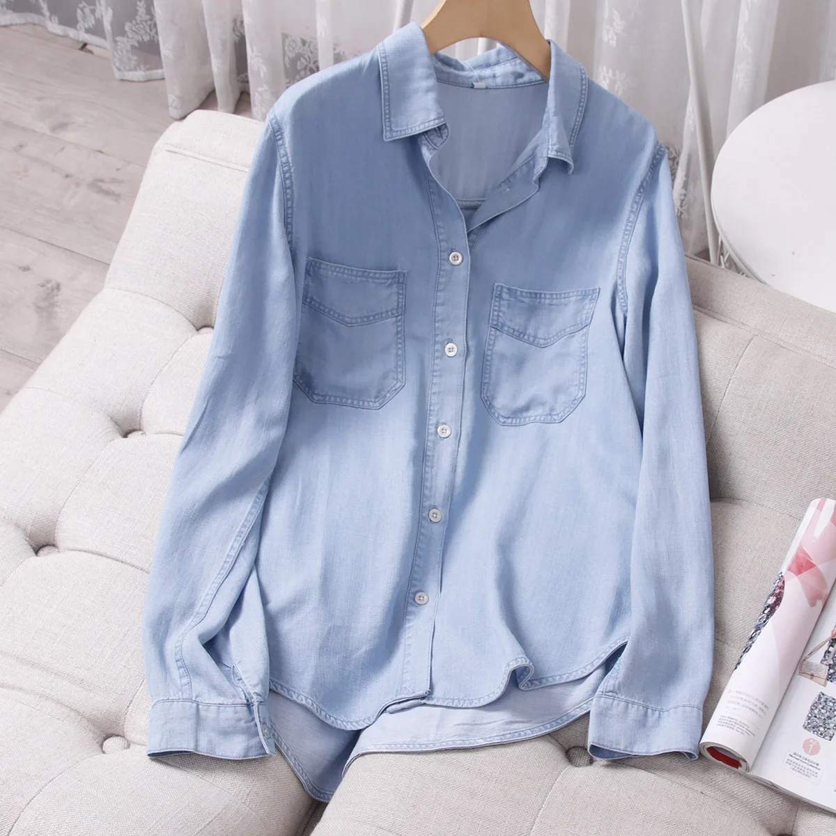 Premium Comfort Denim Shirt Men's Premium Denim Shirt for Ultimate Comfort and Style Made with High-Quality Denim Fabric
Premium Comfort Denim Shirt Men's Premium Denim Shirt for Ultimate Comfort and Style Made with High-Quality Denim Fabric