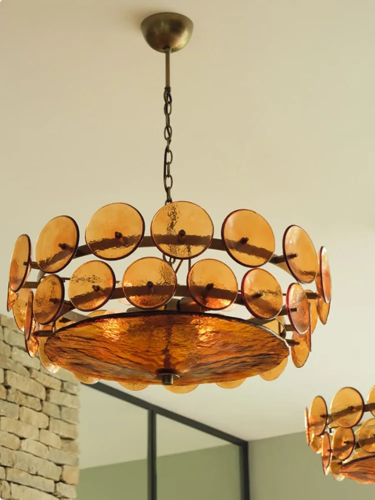 2025 New Design French Amber Glass Art Gold Ceiling Chandelier Lighting Hanging Lamp Suspension Luminaire Lampen For Living Room
2025 New Design French Amber Glass Art Gold Ceiling Chandelier Lighting Hanging Lamp Suspension Luminaire Lampen For Living Room