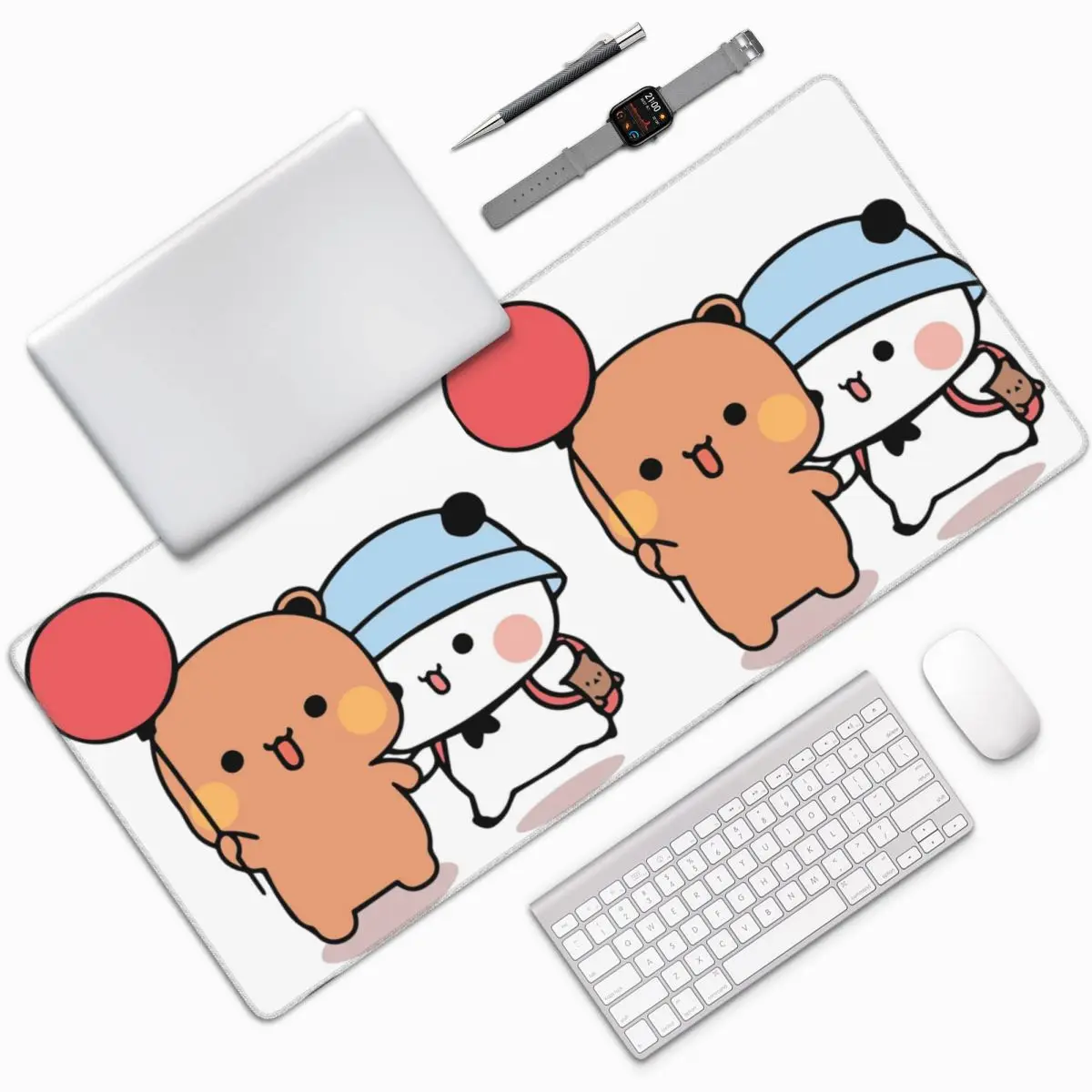 Bear And Panda Bubu Dudu Balloon Large Mouse Pad Computer Keyboard Mouse Mat Gaming PC Desk Mat Office Accessories Table Mats
Bear And Panda Bubu Dudu Balloon Large Mouse Pad Computer Keyboard Mouse Mat Gaming PC Desk Mat Office Accessories Table Mats