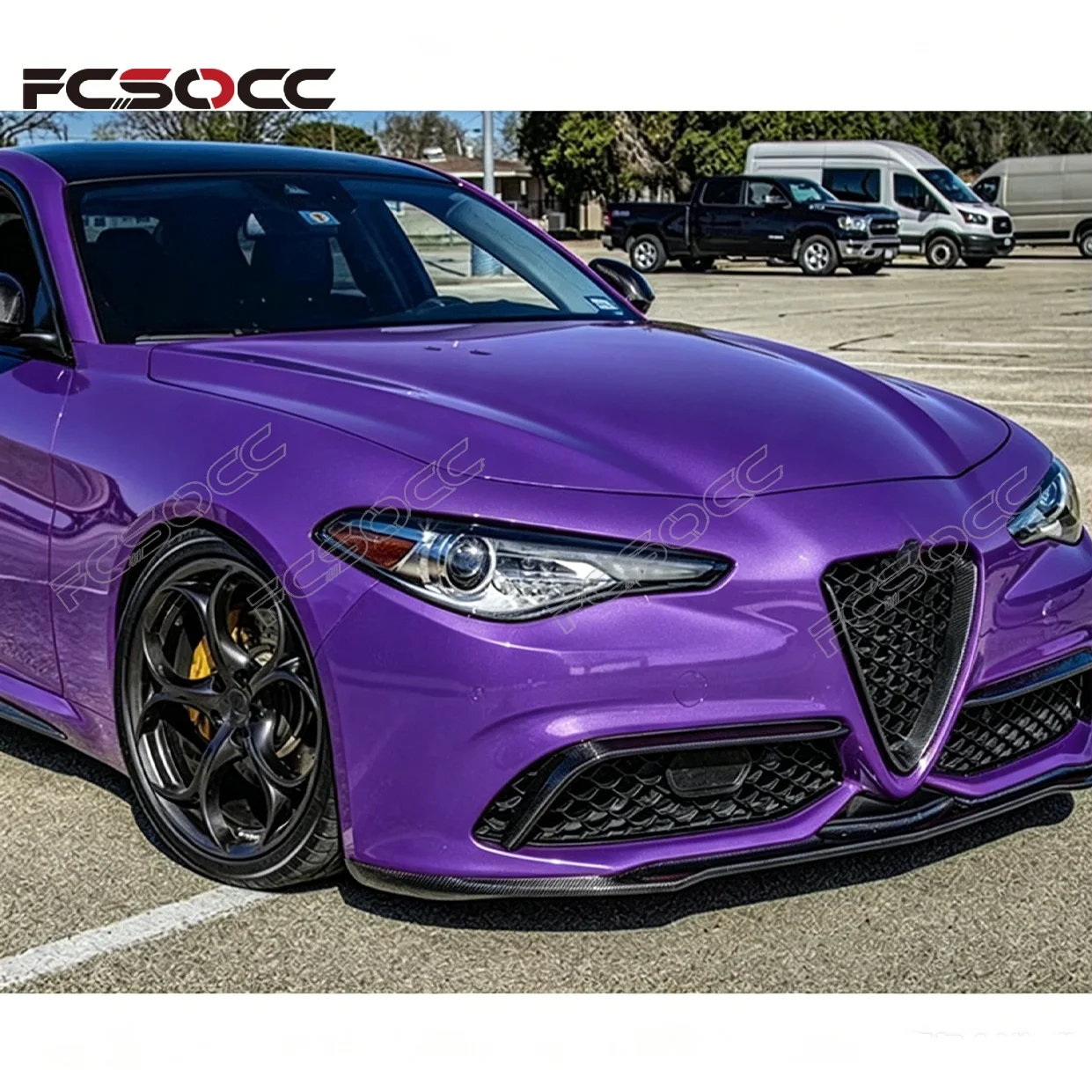 Carbon Fiber Fog Lamp Front Bumper Fins Decoration Body Kit For Alfa Romeo Giulia 2016-2019 Standard/Sport Styling
Carbon Fiber Fog Lamp Front Bumper Fins Decoration Body Kit For Alfa Romeo Giulia 2016-2019 Standard/Sport Styling