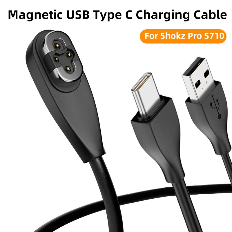 Magnetic USB Type C Charging Cable Cord for Shokz Pro S710 USB Fast Charging Cable for SHOKZ OpenSwim Pro S710 Headphone Charger
Magnetic USB Type C Charging Cable Cord for Shokz Pro S710 USB Fast Charging Cable for SHOKZ OpenSwim Pro S710 Headphone Charger