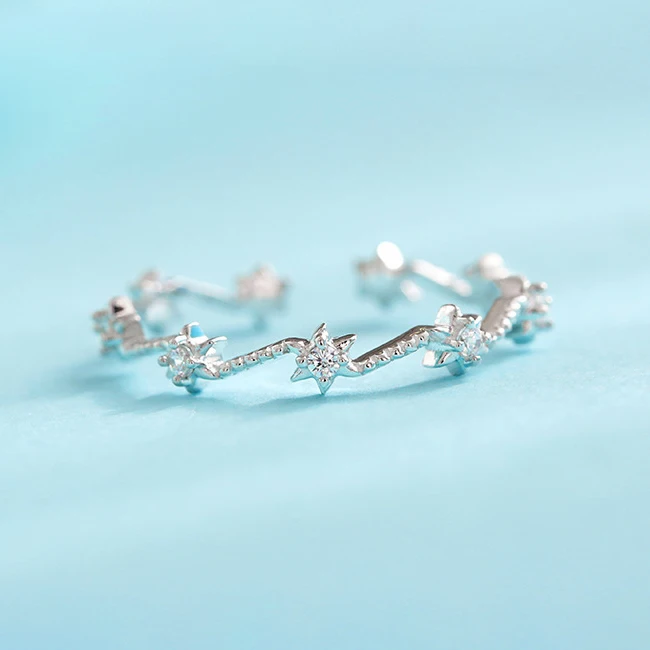 PONYKISS 925 Sterling Silver Zircon Star Twisted Wave Opening Rings for Women Minimalist Shiny Fine Jewelry Cute Accessories
PONYKISS 925 Sterling Silver Zircon Star Twisted Wave Opening Rings for Women Minimalist Shiny Fine Jewelry Cute Accessories