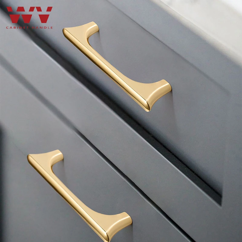 WV Gold Kitchen Cabinet Handles Black Bedroom Drawers Dressers Closet Furniture Door Handles Wardrobe Drawer and Knobs Hardwares
WV Gold Kitchen Cabinet Handles Black Bedroom Drawers Dressers Closet Furniture Door Handles Wardrobe Drawer and Knobs Hardwares