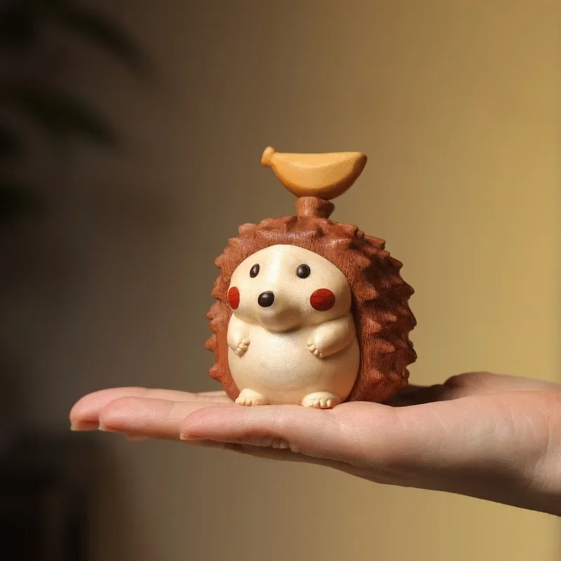 Cute Beech Wood Durian Hedgehog Decor Anxiety Relief Home Office Desk Ornament Tea Pet
Cute Beech Wood Durian Hedgehog Decor Anxiety Relief Home Office Desk Ornament Tea Pet
