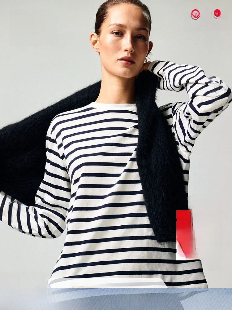 Новая весенняя женская хлопковая футболка Long Sve Stand Fit, повседневная одежда на каждый день, H & M, 00% хлопок, чистый цвет 304335
Новая весенняя женская хлопковая футболка Long Sve Stand Fit, повседневная одежда на каждый день, H & M, 00% хлопок, чистый цвет 304335