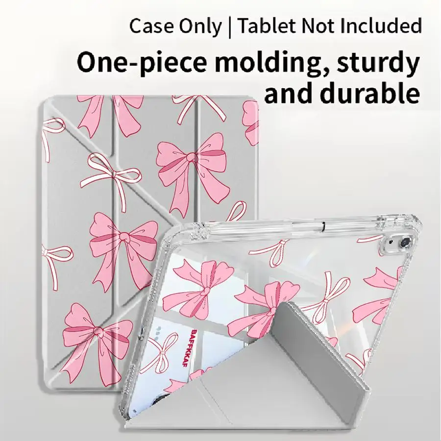 Sweet Pink Bow Tablet Case For iPad Air 4 5 M3 M2 M4 11inch Mini 6 7 Pro 2025 11th 10th 9th 8th 7th 12.9inch Holder Cover Y-Fold
Sweet Pink Bow Tablet Case For iPad Air 4 5 M3 M2 M4 11inch Mini 6 7 Pro 2025 11th 10th 9th 8th 7th 12.9inch Holder Cover Y-Fold