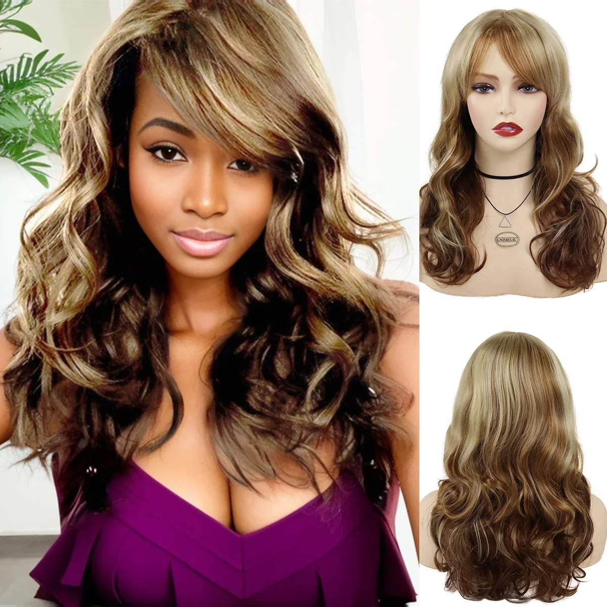 Стильные вьющиеся волосы Синтетические парики для женщин Блондинка Смешанный коричневый длинный парик с челкой Пушистый женский парик Повседневный косплей Хэллоуин
Стильные вьющиеся волосы Синтетические парики для женщин Блондинка Смешанный коричневый длинный парик с челкой Пушистый женский парик Повседневный косплей Хэллоуин