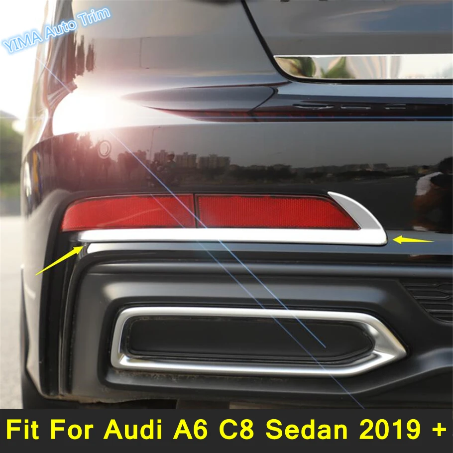 2PCS ABS Chrome Rear Tail Fog Lights Lamp Decor Cover Trim For Audi A6 C8 Sedan 2019 - 2023 Auto Exterior Refit Kit Accessories
2PCS ABS Chrome Rear Tail Fog Lights Lamp Decor Cover Trim For Audi A6 C8 Sedan 2019 - 2023 Auto Exterior Refit Kit Accessories