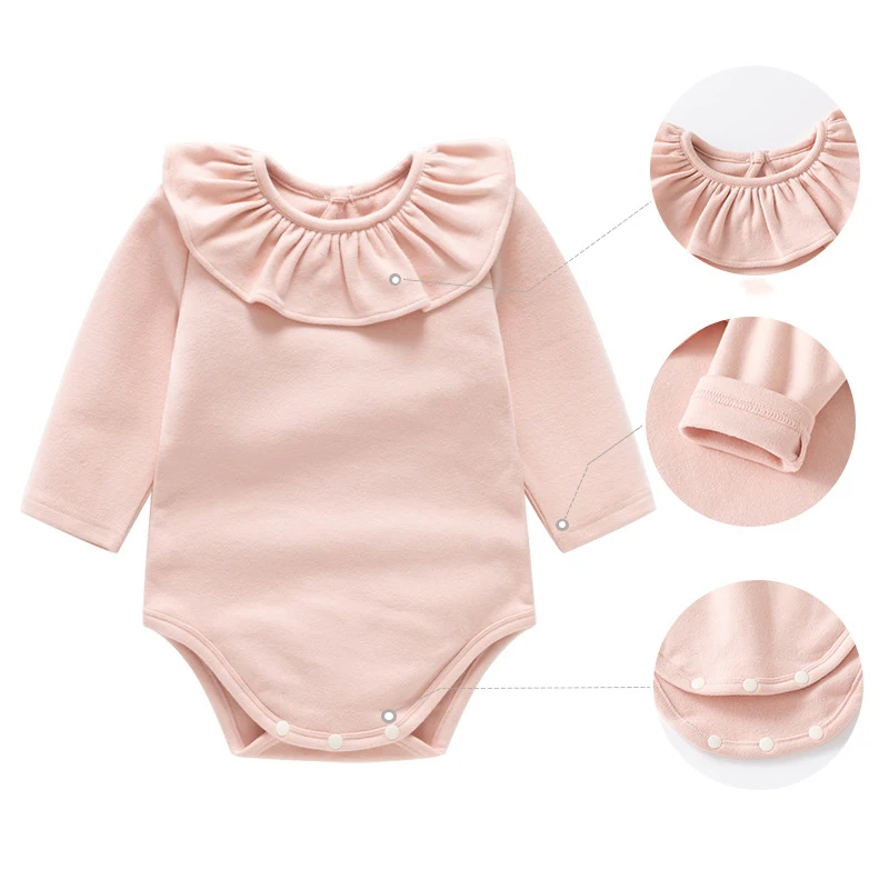 Новые зимние комбинезоны для маленьких девочек 0-1 лет, бархатные комбинезоны с рюшами и воротником для новорожденных девочек, однотонные боди для маленьких девочек, комбинезон
Новые зимние комбинезоны для маленьких девочек 0-1 лет, бархатные комбинезоны с рюшами и воротником для новорожденных девочек, однотонные боди для маленьких девочек, комбинезон