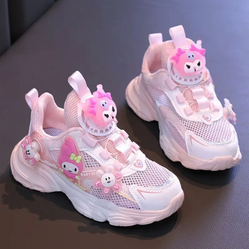 Girly Heart Kawaii Sanrio Anime Sports Shoes Summer Cute Cartoon Net Shoes Children Breathable Sneakers Gifts for Girls
Girly Heart Kawaii Sanrio Anime Sports Shoes Summer Cute Cartoon Net Shoes Children Breathable Sneakers Gifts for Girls