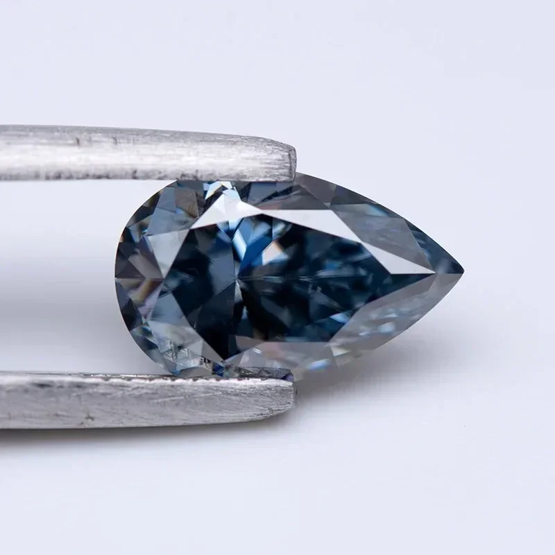 NEW Moissanite Lab Diamond Gray Color Pear Cut Lab Grown Gemstone For Diy Charms Advanced Jewelry Ring Earring With GRA Certific
NEW Moissanite Lab Diamond Gray Color Pear Cut Lab Grown Gemstone For Diy Charms Advanced Jewelry Ring Earring With GRA Certific