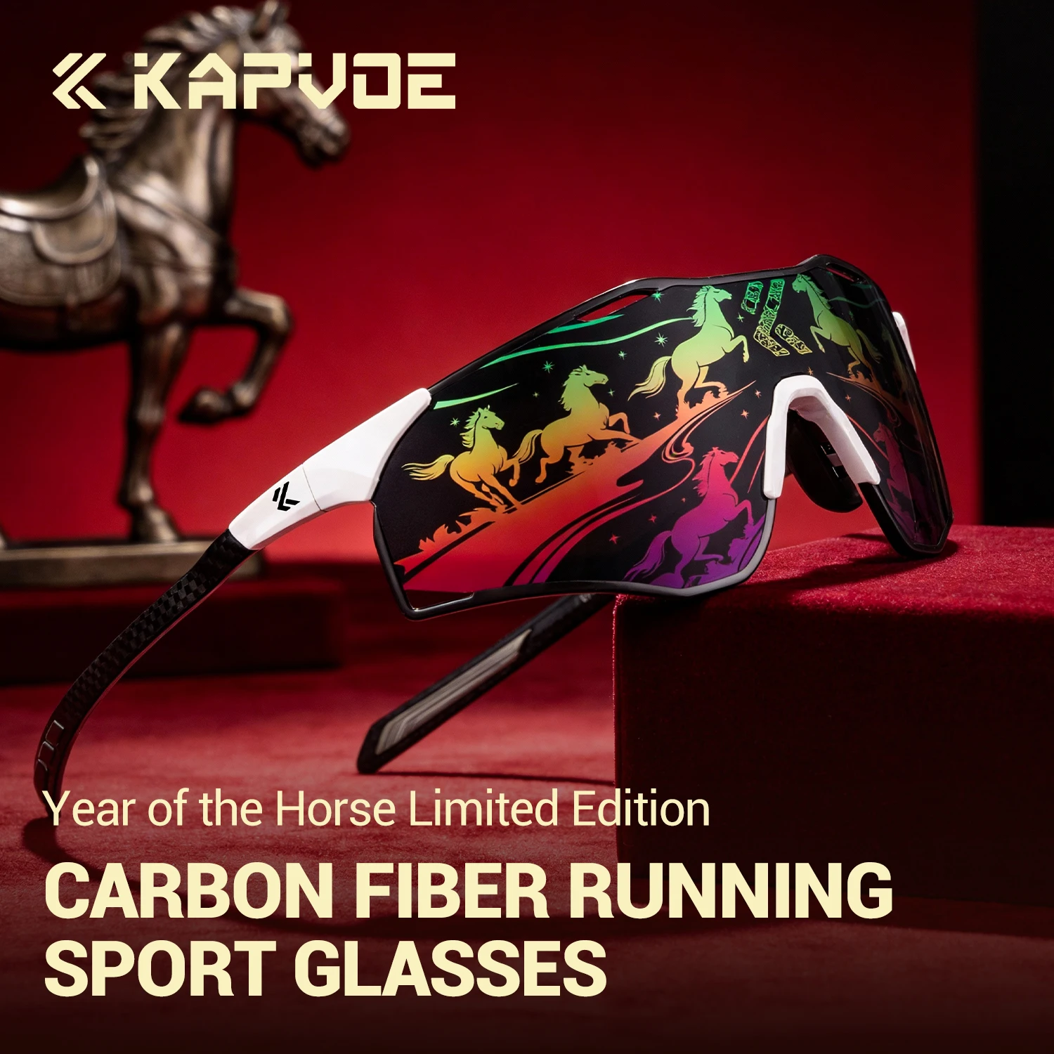 Спортивные очки KAPVOE Year of the Horse Limited Edition из углеродного волокна с профессиональными нанолинзами, подарочная упаковка
Спортивные очки KAPVOE Year of the Horse Limited Edition из углеродного волокна с профессиональными нанолинзами, подарочная упаковка