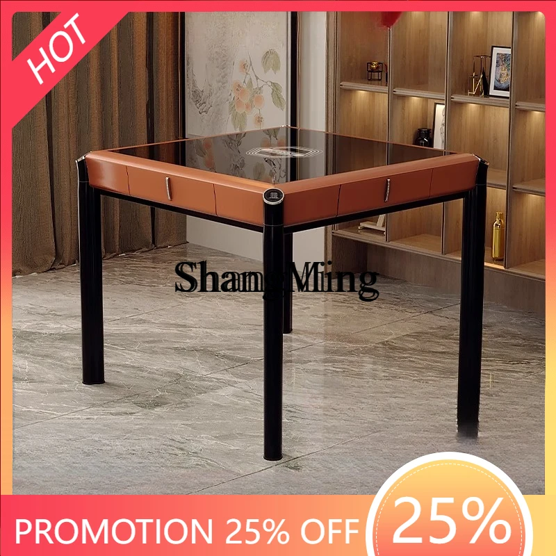 SM advanced mahjong machine automatic dining table rotor free push card multi-function mahjong table
SM advanced mahjong machine automatic dining table rotor free push card multi-function mahjong table