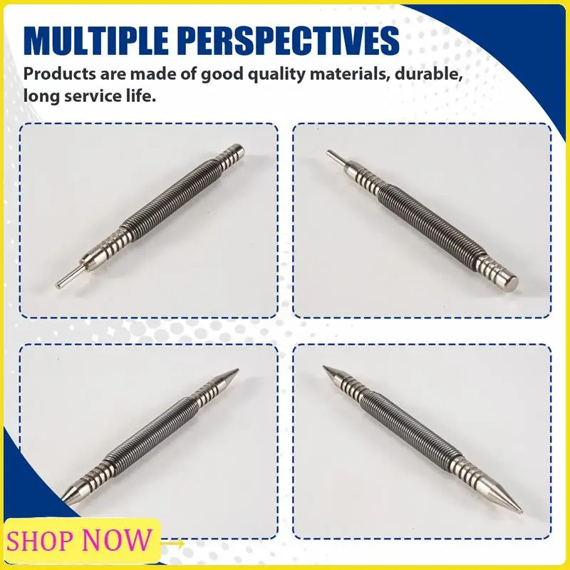 Especial 2Pcs Hinge Pin Tool 1/32 2/32Inch Hammerless Pogo Pin Punch Door Hinge Pin Removal Tool Small Spring Center Punch
Especial 2Pcs Hinge Pin Tool 1/32 2/32Inch Hammerless Pogo Pin Punch Door Hinge Pin Removal Tool Small Spring Center Punch