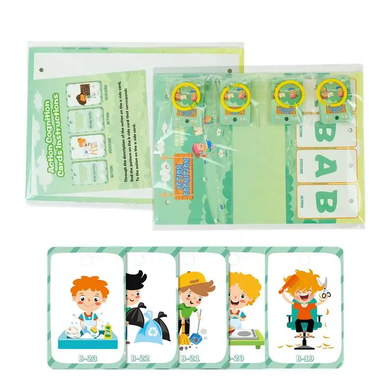 Early Education Learning Cards Kid's Action Cognition English Learning Cards Safe And Odorless Early Education Toy For Christmas
Early Education Learning Cards Kid's Action Cognition English Learning Cards Safe And Odorless Early Education Toy For Christmas