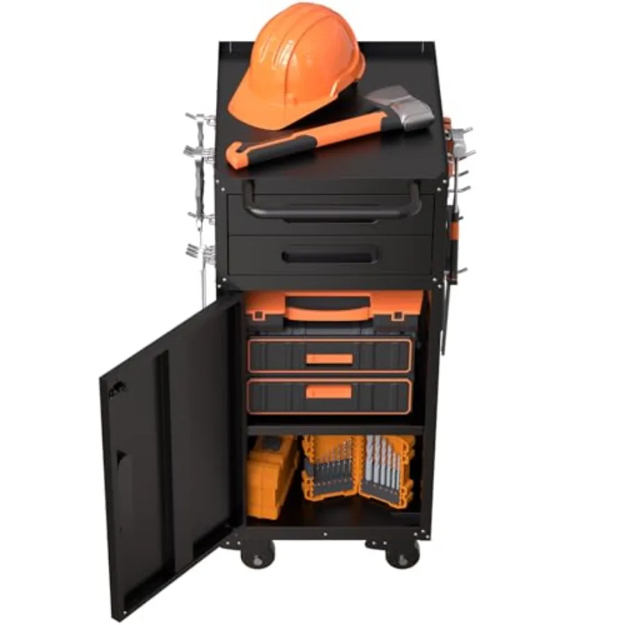 Узкий передвижной инструментальный шкаф 14,8 дюймов (Ш) — компактное гаражное хранилище с запирающейся дверцей, 2 выдвижными ящиками и большой ручкой, из тонкого металла, органайзер
Узкий передвижной инструментальный шкаф 14,8 дюймов (Ш) — компактное гаражное хранилище с запирающейся дверцей, 2 выдвижными ящиками и большой ручкой, из тонкого металла, органайзер