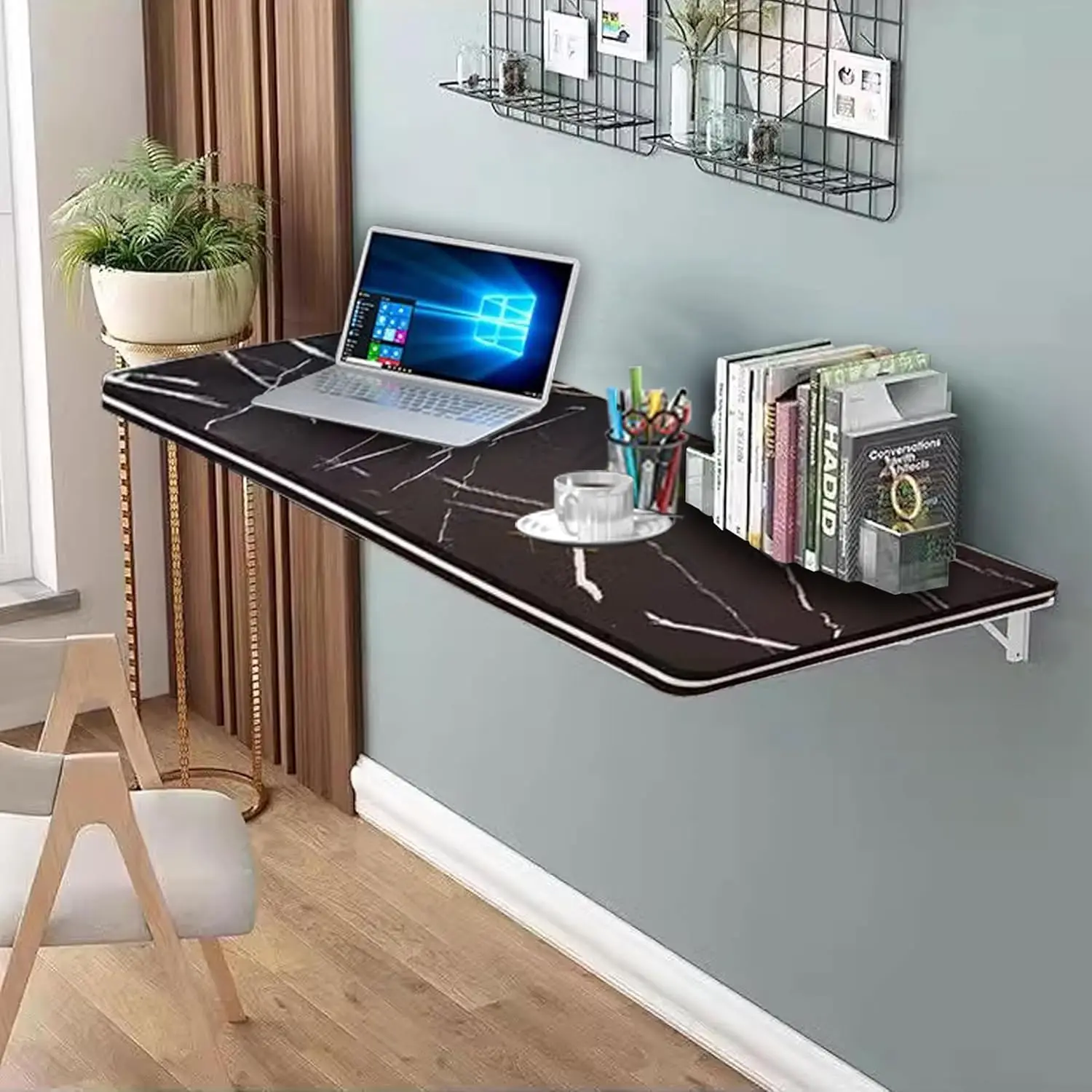 Fold Down Floating Wall Desk Wall Mounted Folding Table,Functional Hanging Desk For Laundry Room Home Office Computer
Fold Down Floating Wall Desk Wall Mounted Folding Table,Functional Hanging Desk For Laundry Room Home Office Computer