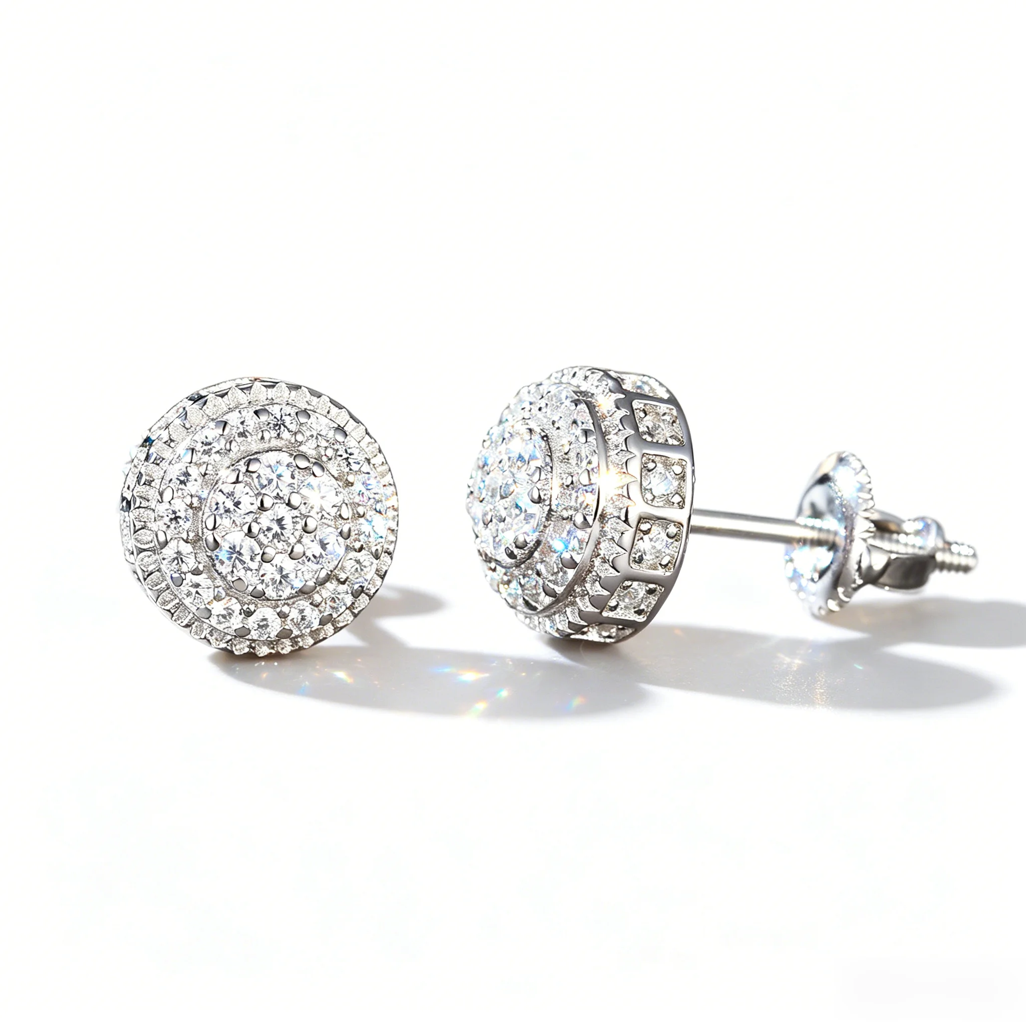 925 Sterling Silver Stud Earring Gra Certificated Earrings Moissanite Round Wedding Birthday Gift New Trend
925 Sterling Silver Stud Earring Gra Certificated Earrings Moissanite Round Wedding Birthday Gift New Trend