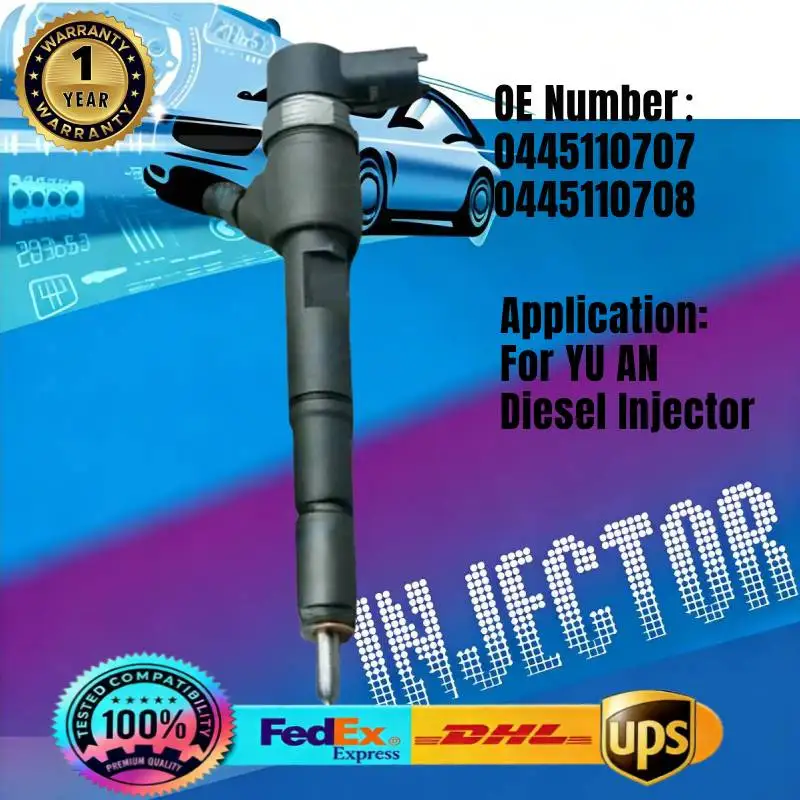 0445110707 0445110708 Common Rail Fuel Injector for YU AN Diesel Injector
0445110707 0445110708 Common Rail Fuel Injector for YU AN Diesel Injector