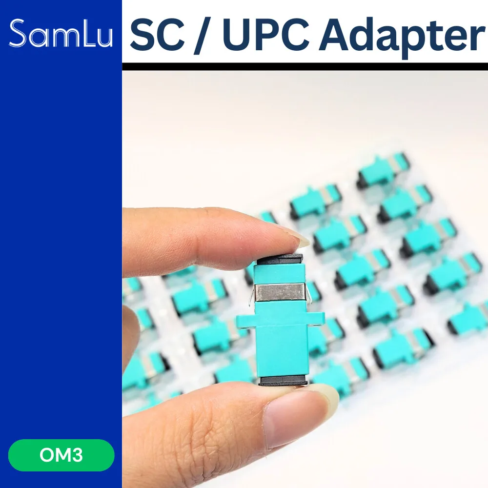 50Pcs/Lot Connector Adapter SC/UPC OM3 Multimode SC UPC Coupler Simplex OM3 Fiber Optic Flange Couple adapter
50Pcs/Lot Connector Adapter SC/UPC OM3 Multimode SC UPC Coupler Simplex OM3 Fiber Optic Flange Couple adapter