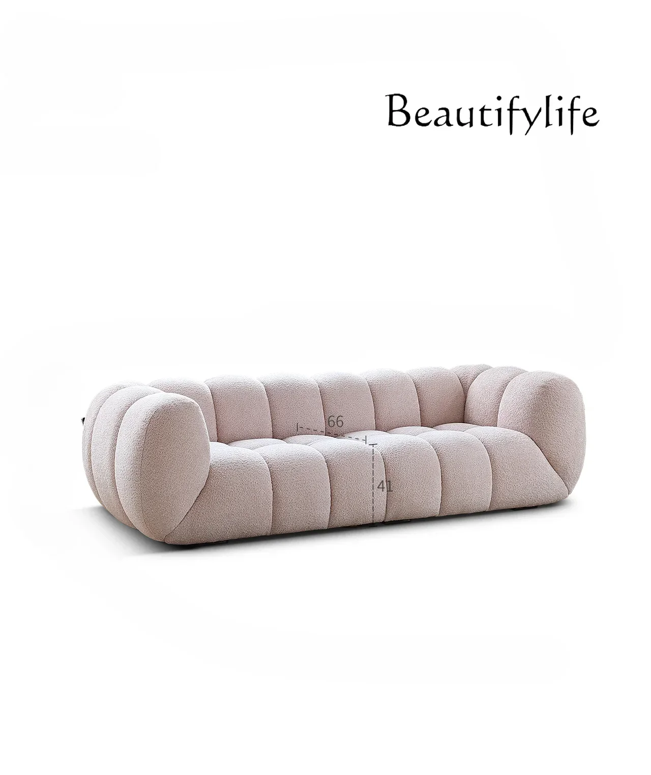 Nordic Cream Style Fabric Cotton Candy Small Apartment Living Room Straight Pink Puff Sofa
Nordic Cream Style Fabric Cotton Candy Small Apartment Living Room Straight Pink Puff Sofa