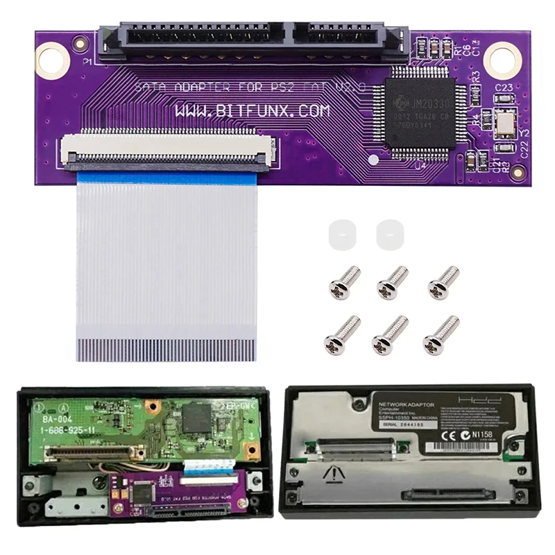 SATA Adapter Upgrade Board for PS2 IDE Network Adapter 1pc Network Converter Hard Drive Adapter Kit
SATA Adapter Upgrade Board for PS2 IDE Network Adapter 1pc Network Converter Hard Drive Adapter Kit