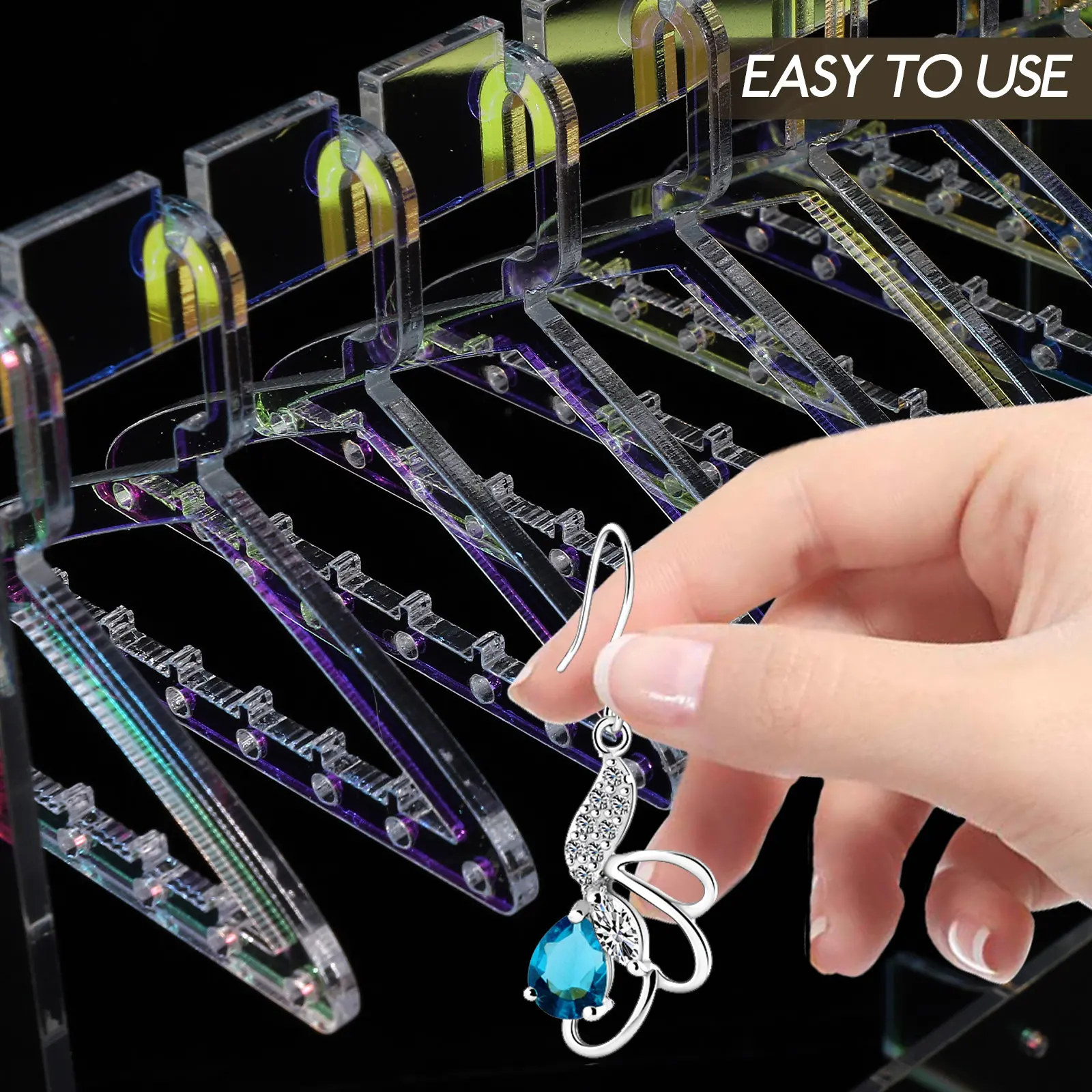 1Set Earring Display Rack Acrylic Organizer Stand Mini Hanger Earrings Holder Studio Shop Jewelry Display Desktop Storage
1Set Earring Display Rack Acrylic Organizer Stand Mini Hanger Earrings Holder Studio Shop Jewelry Display Desktop Storage