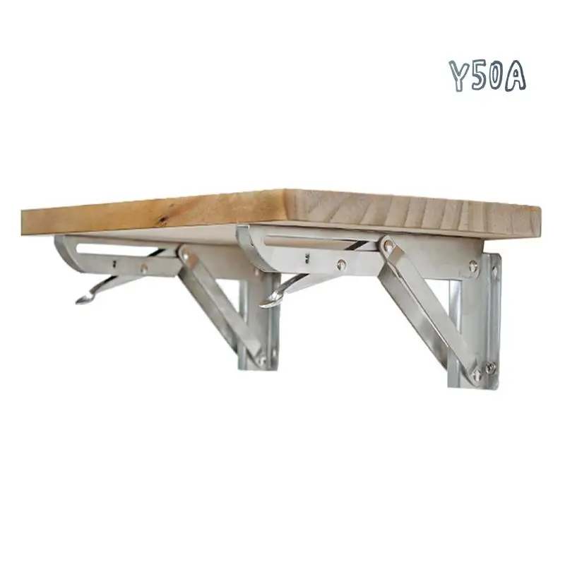 Y50A-Stainless Steel Folding Angle Bracket Triangle Shelf Heavy Support Adjustable Wall Mounted Stand
Y50A-Stainless Steel Folding Angle Bracket Triangle Shelf Heavy Support Adjustable Wall Mounted Stand