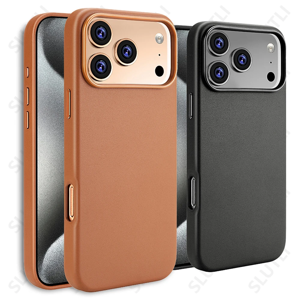 Magnetic PU Leather Phone Case For iPhone 17 Pro Max 16 15 14 Plus 13 For Magsafe Wireless Charging Shockproof Cover Accessories
Magnetic PU Leather Phone Case For iPhone 17 Pro Max 16 15 14 Plus 13 For Magsafe Wireless Charging Shockproof Cover Accessories