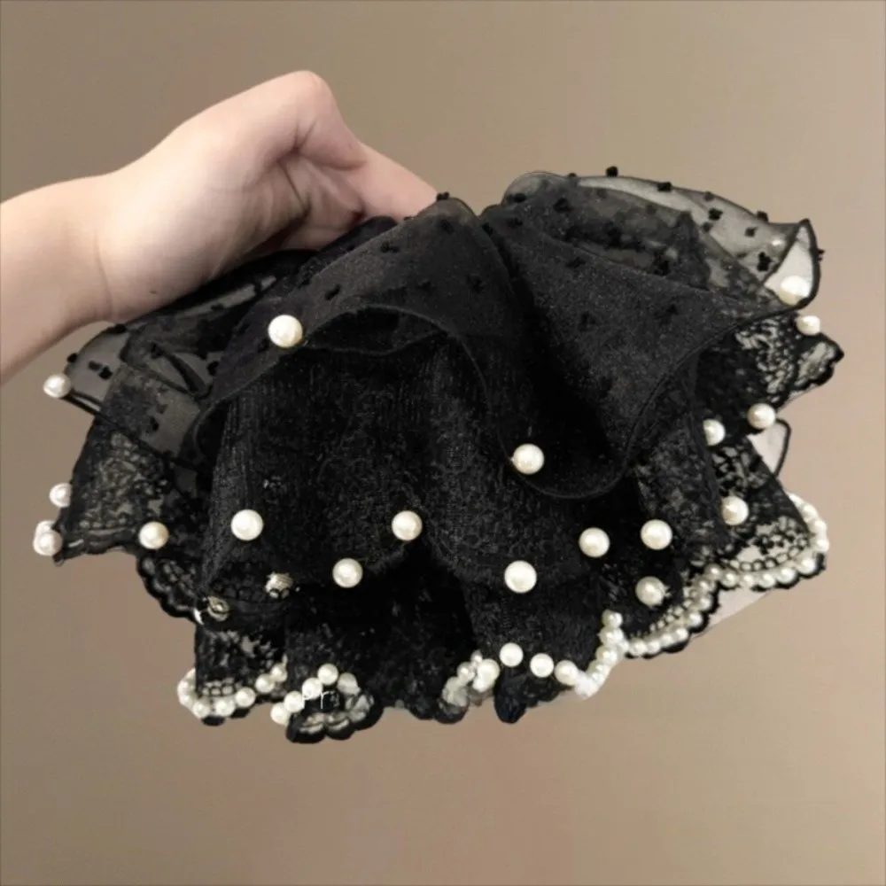 Large Pearl Lace Scrunchies Hair Bands Elastic Oversize Lace Hair Ties French Style Women Girls Hair Accessories Ponytail Holder
Large Pearl Lace Scrunchies Hair Bands Elastic Oversize Lace Hair Ties French Style Women Girls Hair Accessories Ponytail Holder