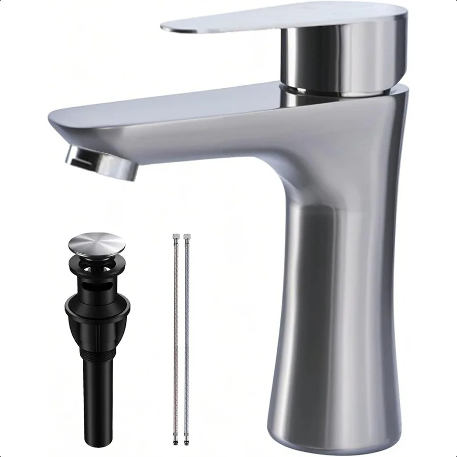 Single Hole Bathroom Sink Faucet Single Handle Brushed Nickel Vel Sink Faucet Commercial Stainl Steel 1 Hole Small Bathroom Van
Single Hole Bathroom Sink Faucet Single Handle Brushed Nickel Vel Sink Faucet Commercial Stainl Steel 1 Hole Small Bathroom Van