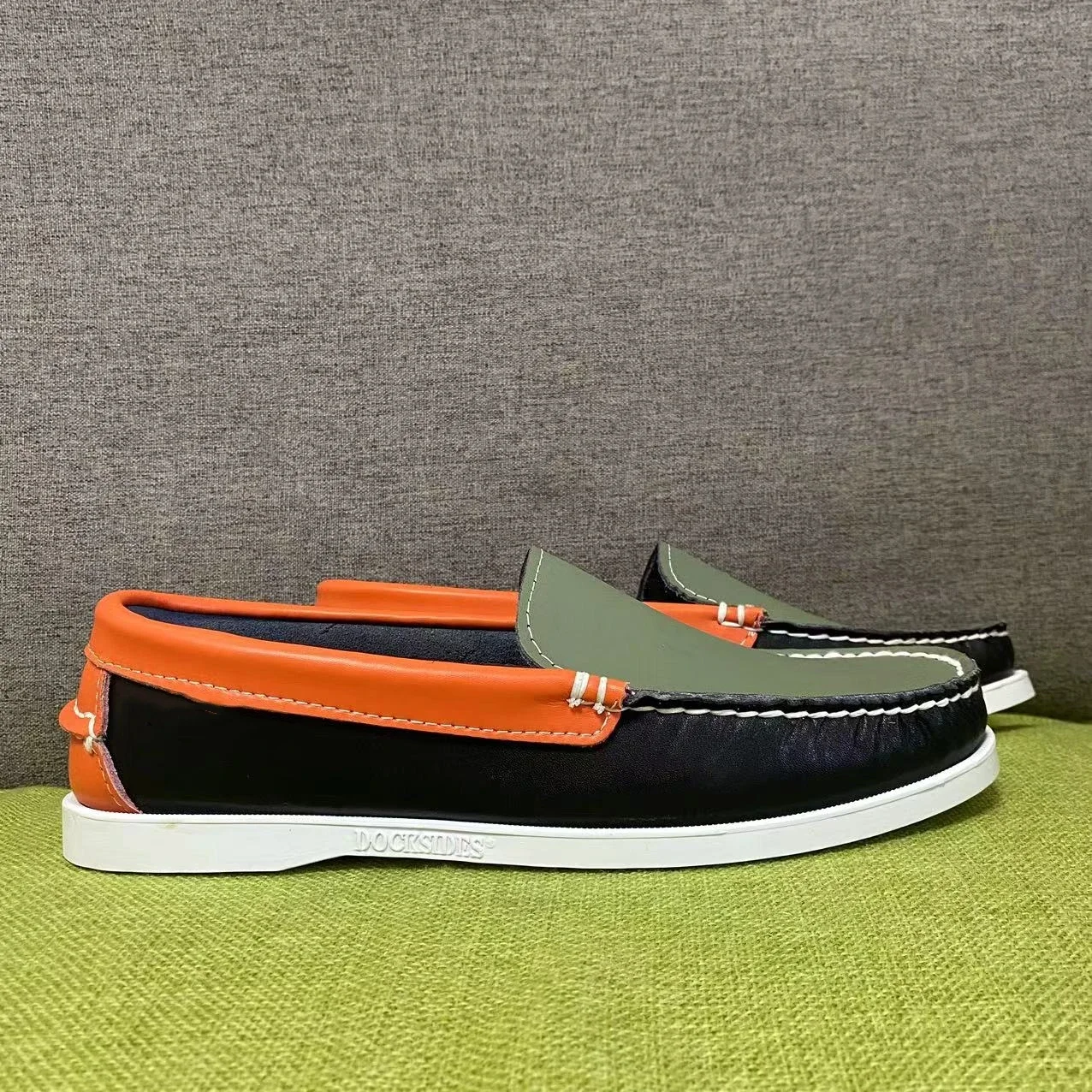 Men Homme Authentic Docksides Shoes - Premium Leather Moc Toe Lace Up Boat Shoes 06D
Men Homme Authentic Docksides Shoes - Premium Leather Moc Toe Lace Up Boat Shoes 06D
