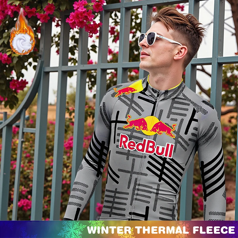 Cycling Suit Man RED BULL Winter Jersey Men Thermal Fleece Mens Clothes Jackets Mtb Clothing 2025 Men's Outfit Road Bike Bicycle 
Cycling Suit Man RED BULL Winter Jersey Men Thermal Fleece Mens Clothes Jackets Mtb Clothing 2025 Men's Outfit Road Bike Bicycle