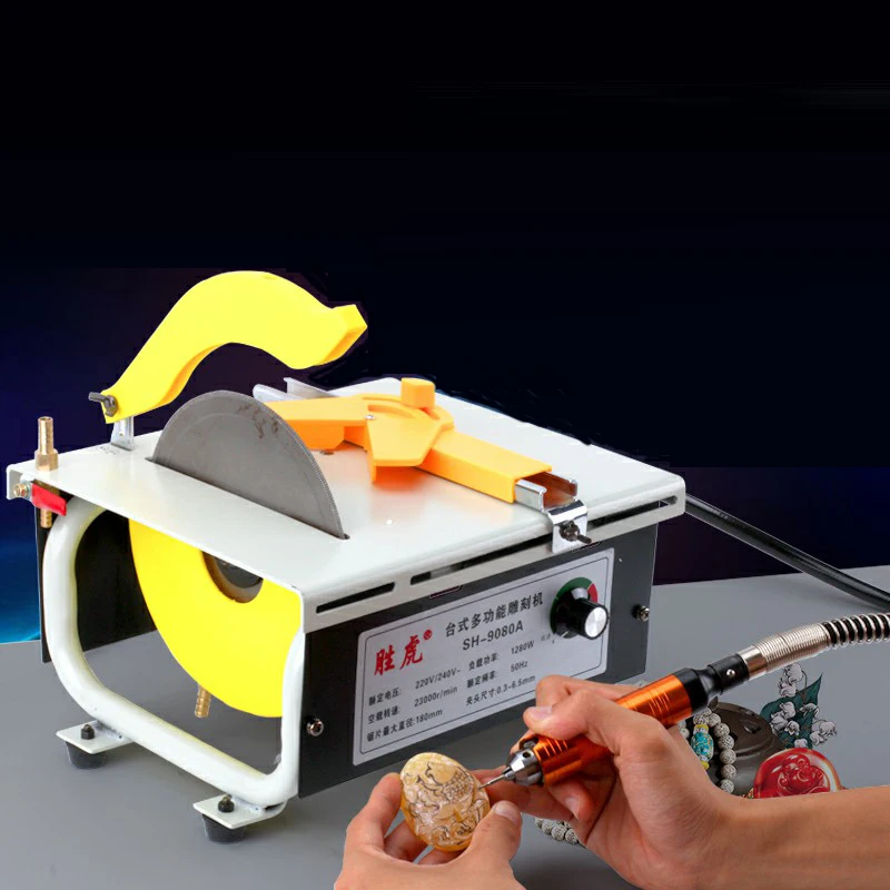 High Power 1080w Multifunction Desktop Engraving Machine With Flexible Shaft Beeswax, Turquoise, Agate Cutting Machine
High Power 1080w Multifunction Desktop Engraving Machine With Flexible Shaft Beeswax, Turquoise, Agate Cutting Machine