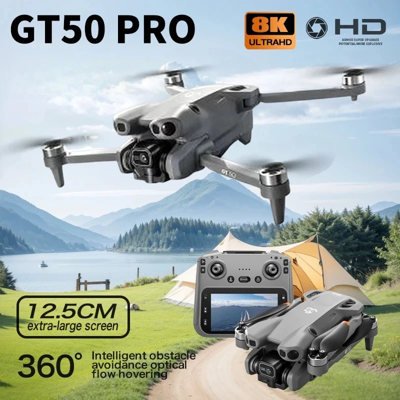 GT50 Drone 360° Obstacle avoidance 8K Professional WIFI Aerial Photography Brushless Motor Foldable Quadcopter Dron Toys Gifts
GT50 Drone 360° Obstacle avoidance 8K Professional WIFI Aerial Photography Brushless Motor Foldable Quadcopter Dron Toys Gifts
