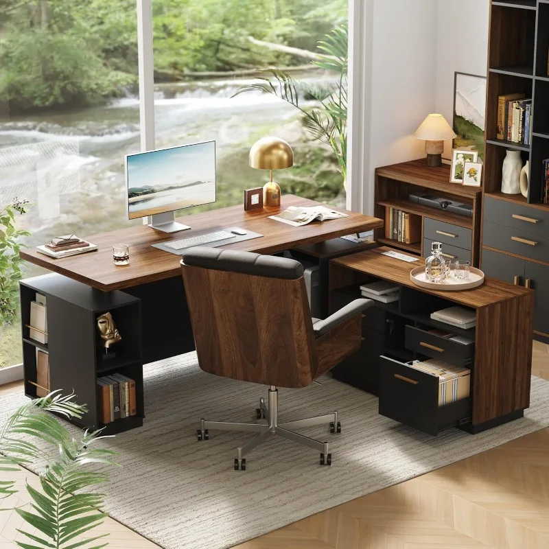 70" Standing Desk with 2 File Cabinet, AC/USB, 1.18" Desktop, L Shaped Height Adjustable Desk, Electric Furniture Set with Multi
70" Standing Desk with 2 File Cabinet, AC/USB, 1.18" Desktop, L Shaped Height Adjustable Desk, Electric Furniture Set with Multi