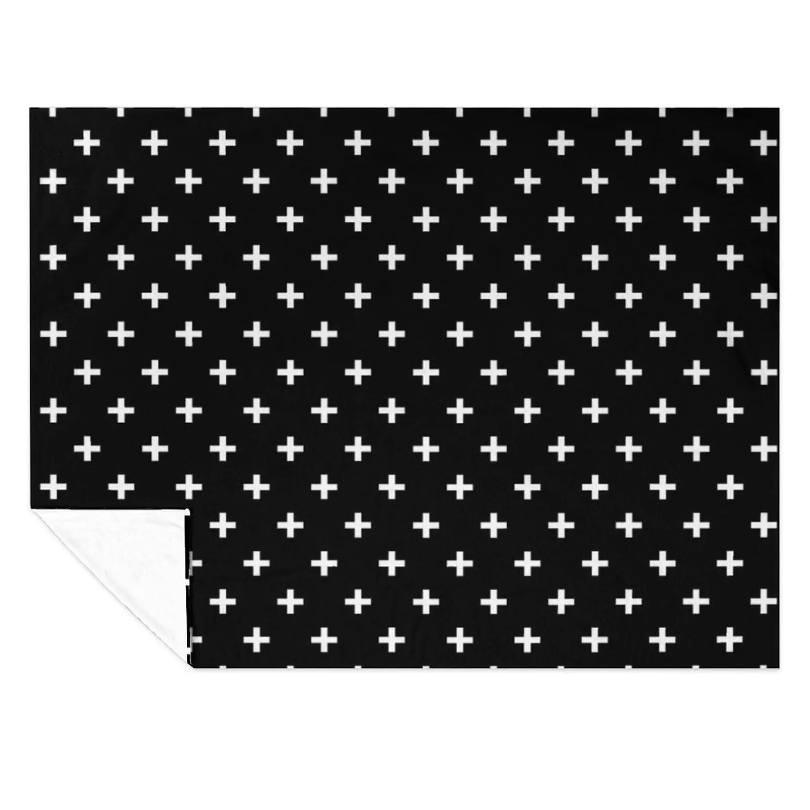 Swiss Cross Black and White Throw Blanket Camping Blankets For Bed Plush Blankets
Swiss Cross Black and White Throw Blanket Camping Blankets For Bed Plush Blankets