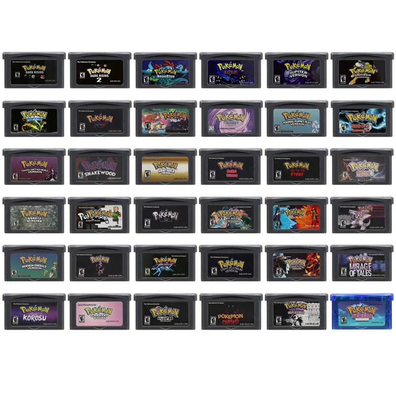 32 Bit GBA Video Games Cartridge Console Card Pokemon Glazed Flora Rocket Science Strike Dark Rising Ultraviolet for Fans Gift
32 Bit GBA Video Games Cartridge Console Card Pokemon Glazed Flora Rocket Science Strike Dark Rising Ultraviolet for Fans Gift