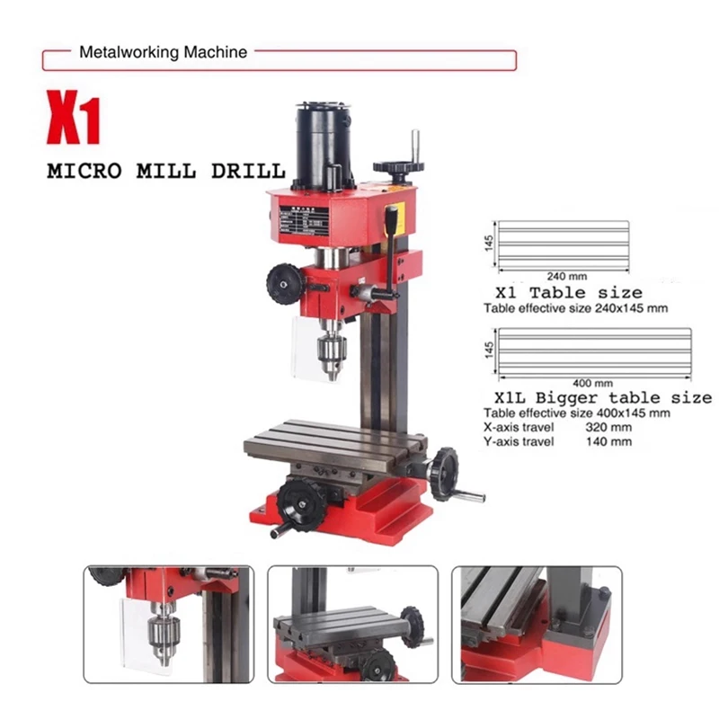 Настольный сверлильно-фрезерный станок 150 Вт-220 В для исследований, преподавания и домашнего использования, станок для токарного станка, высокая регулировка скорости подачи
Настольный сверлильно-фрезерный станок 150 Вт-220 В для исследований, преподавания и домашнего использования, станок для токарного станка, высокая регулировка скорости подачи