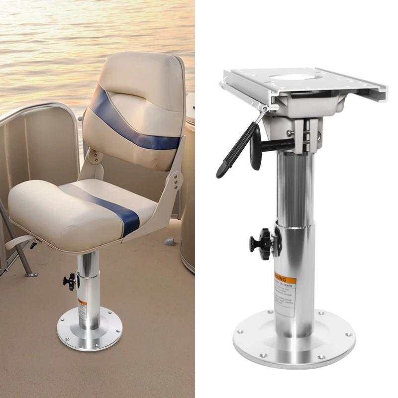 13-19 Inch Adjustable Aluminum Marine Seat Base with Sliding Plate, Height Adjustable, Suitable for Boat and Yacht Seats.
13-19 Inch Adjustable Aluminum Marine Seat Base with Sliding Plate, Height Adjustable, Suitable for Boat and Yacht Seats.