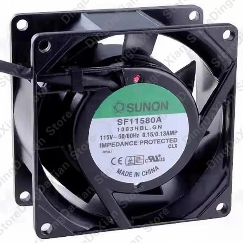 D 1PCS For SUNON SF11580A 1083HBL.GN 8038 115V 0.15/0.13A 8CM Cooling Fan
D 1PCS For SUNON SF11580A 1083HBL.GN 8038 115V 0.15/0.13A 8CM Cooling Fan